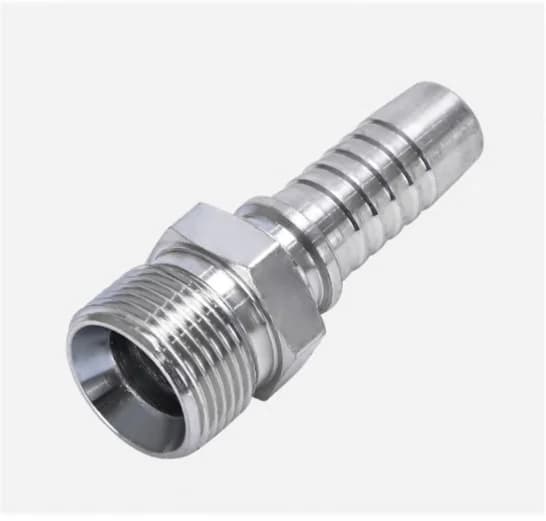 12611 Straight BSPP Male 60° Cone Hose Fitting