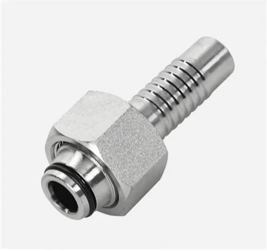 20411/20511 Straight Metric Female 24° Cone Swivel with O-Ring (DKOL / DKOS) Hose Fitting