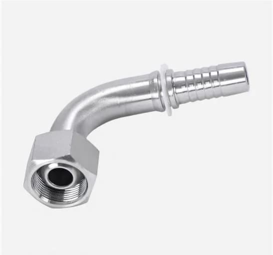 20191 90° Metric Female Flat Face Swivel Hose Fitting
