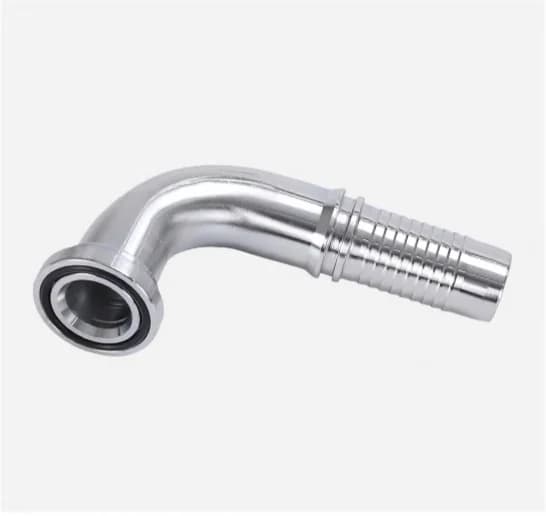 87391/87691 90° SAE Code 61 (3000 PSI) / Code 62 (6000 PSI) Flange Hose Fitting