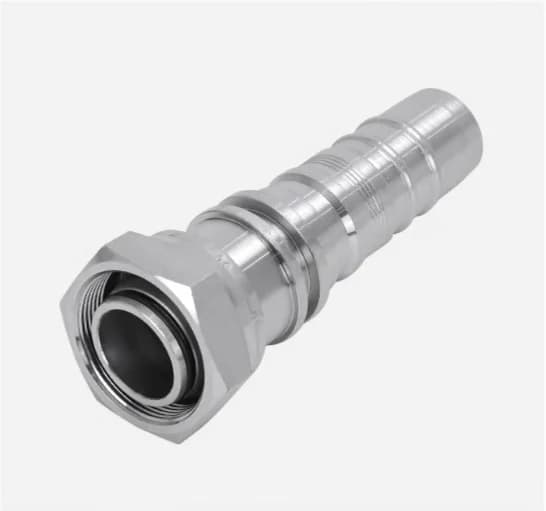 20413/20513 Straight Metric Female 24° Cone Swivel with O-Ring (DKOL / DKOS) Interlock Hose Fitting