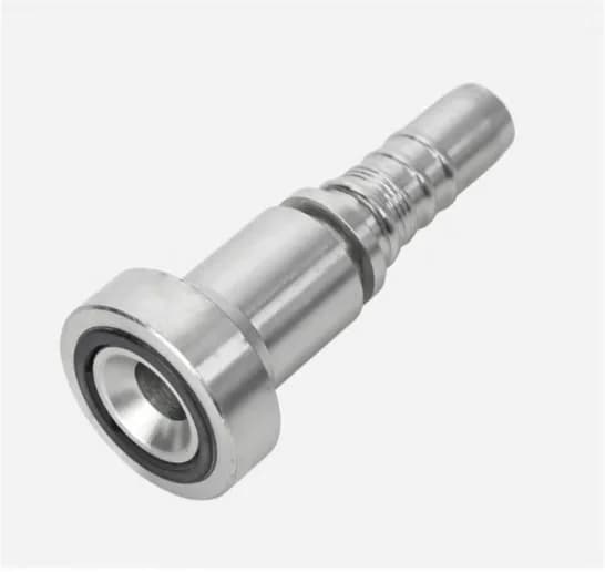 87913 Straight SAE 9000 PSI Super High Pressure Flange Interlock Hose Fitting