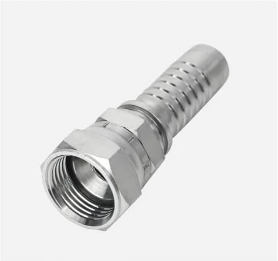 26711D Straight JIC Female 37° Flare Double Hexagon Swivel Hose Fitting
