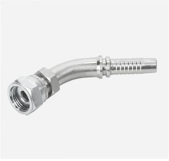24241D 45° ORFS Female Flat Face Double Hexagon Swivel Hose Fitting