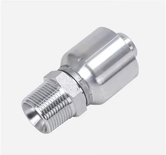 15611RW Straight NPT Male One-Piece Hose Fitting