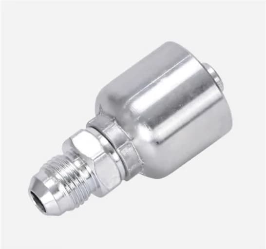 16711RW Straight JIC Male 37° Flare One-Piece Hose Fitting