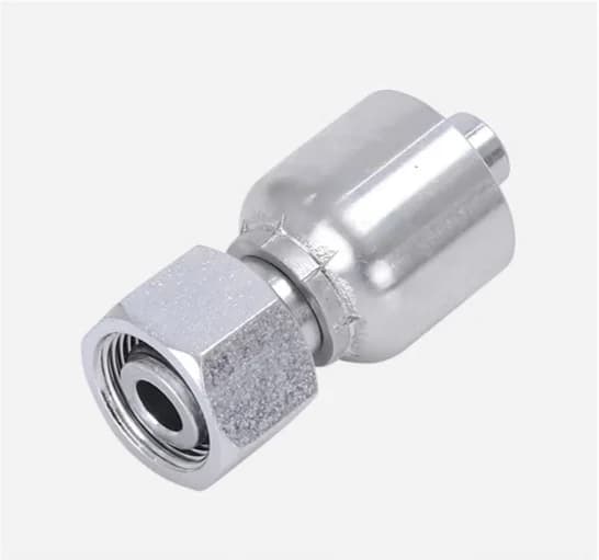 20411RW /20511RW Straight Metric Female 24° Cone Swivel with O-Ring (DKOL / DKOS) One-Piece Hose Fitting