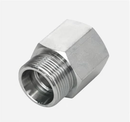 5CM Straight Metric Male 24° Cone to Metric Female Fixed