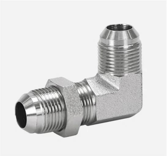 6J9 90° Elbow Bulkhead JIC Male 37° Flare