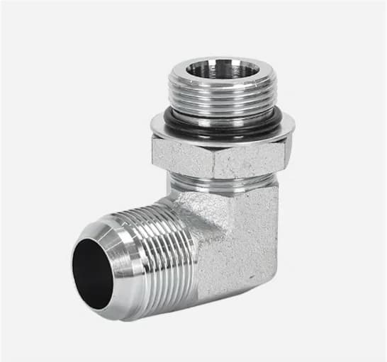 1JO9 90° Elbow JIC Male 37° Flare to SAE Male O-Ring Boss