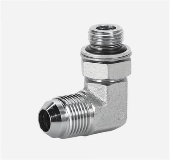 1JH9-OG 90° Elbow JIC Male 37° Flare to Metric Male Adjustable Stud End