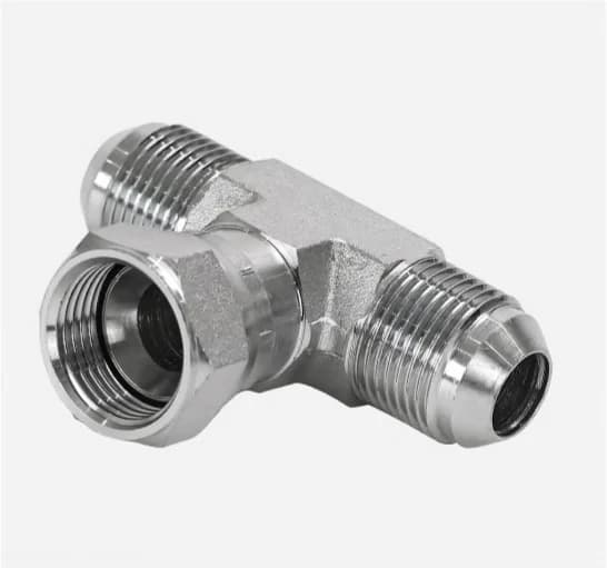 BJ JIC Male 37° Flare to JIC Female Swivel 37° Flare Branch Tee