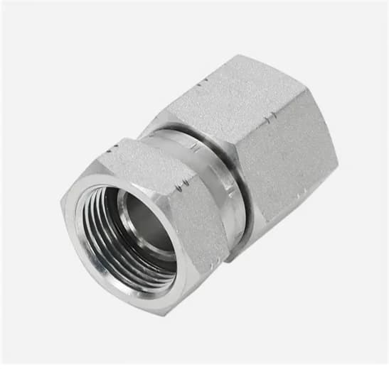 7NU Straight NPT Female to NPSM Female Swivel 60° Cone