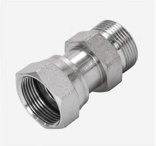 2F Straight ORFS Male to ORFS Female Swivel