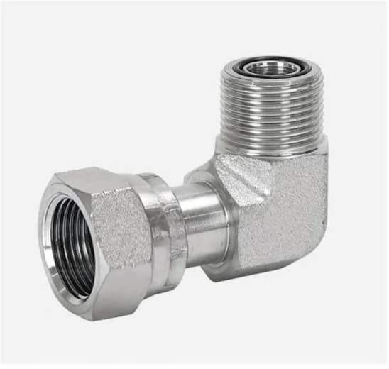 2F9 90° Elbow ORFS Male to ORFS Female Swivel