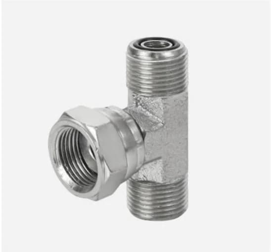BF ORFS Male to ORFS Female Swivel Branch Tee