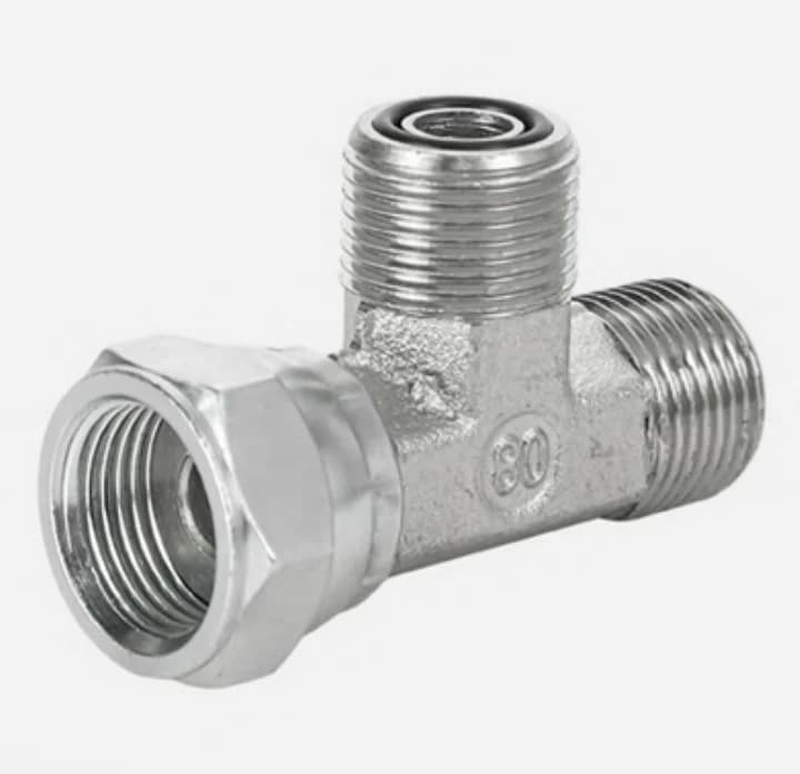 CF ORFS Male to ORFS Female Swivel Run Tee